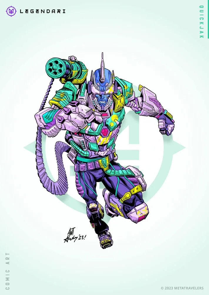 Legendari Action Figure – Quik Jak 1/10 Scale 18 cm 5