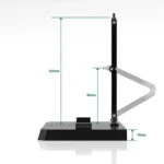The Gattai Display Stand – Black ABS Adjustable Base 4