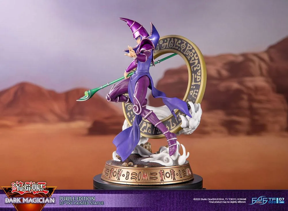 Yu-Gi-Oh PVC Statue – Dark Magician Purple Version 29 cm 8