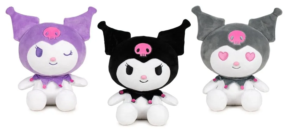 Hello Kitty Plush Figures – Kuromi 24-Piece Assortment 16 cm 1