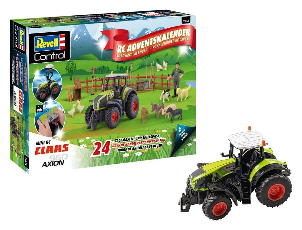 Claas RC Advent Calendar – Revell Control Axion 960 Tractor 10 cm