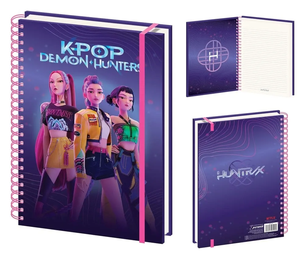 KPop Demon Hunters Notebook – Huntrix A4