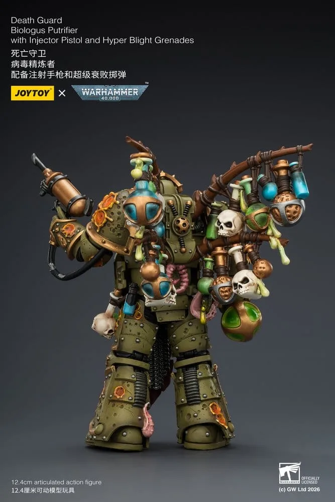 Warhammer 40,000 Action Figure – Biologus Putrifier 12.4 cm 4