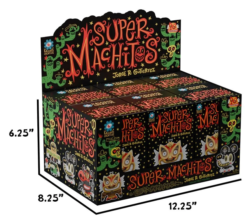 Super Machito Mini Figures – Series 1 Blind Box Display 6-Pack 10 cm 4