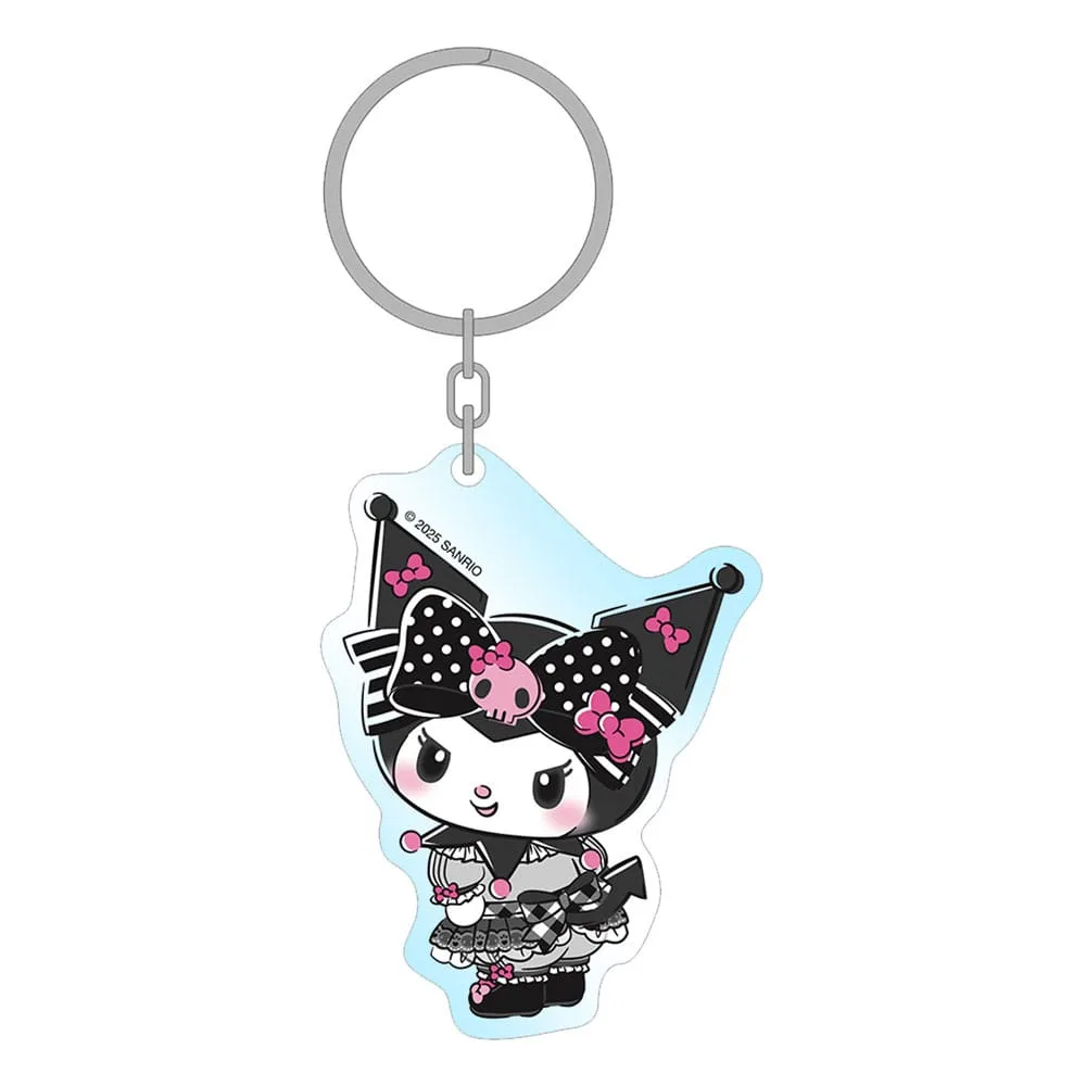 Sanrio Keychain – Kuromi Pink Black Party 7 cm