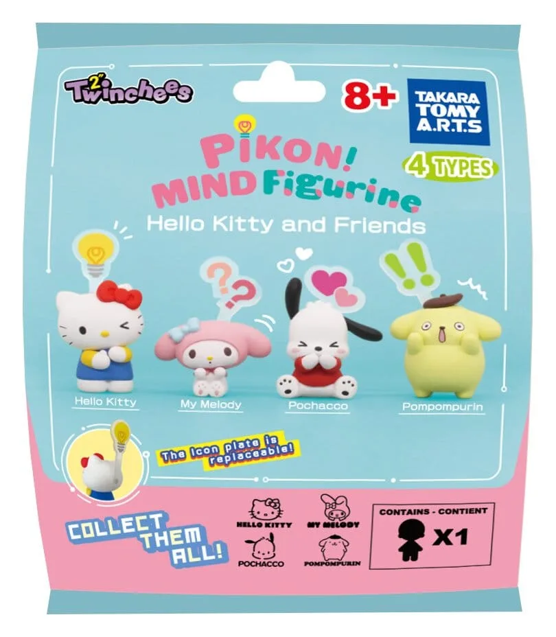 Sanrio Mini Figures – Twinchees Pikon Mind 24-Pack Display 5 cm 7