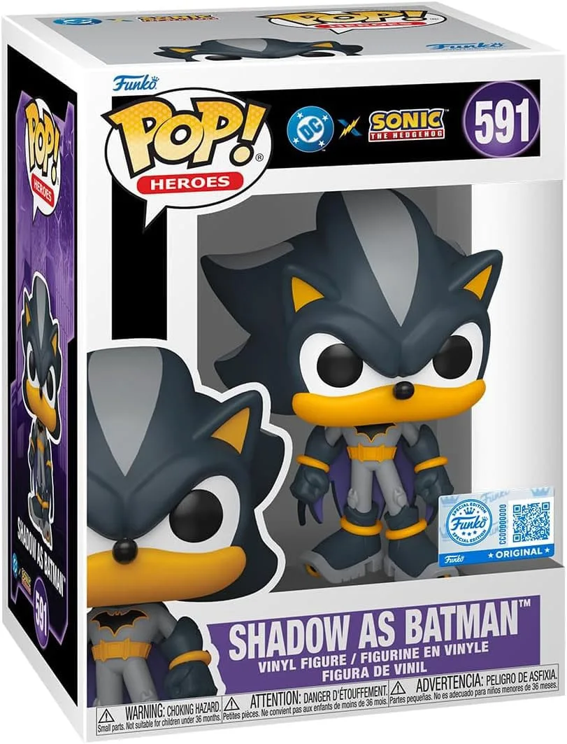 Justice League x Sonic POP Figure – Shadow as Batman 9 cm 2