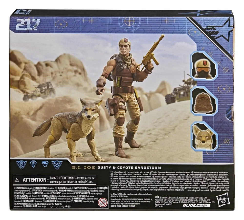 G.I. Joe Action Figure – Dusty and Coyote Sandstorm 15 cm 2