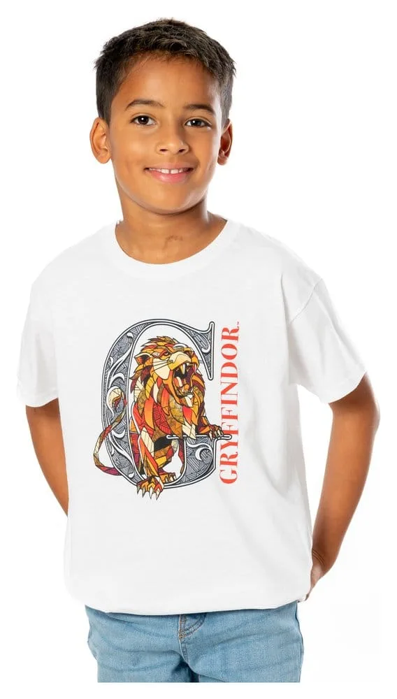 Harry Potter Kids T-Shirt – Gryffindor Mosaic Size 5-6