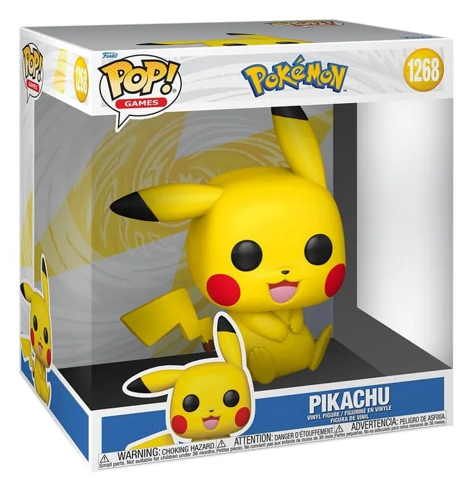 Pokémon Vinyl Figure – Funko Pop Jumbo Pikachu 25 cm 2