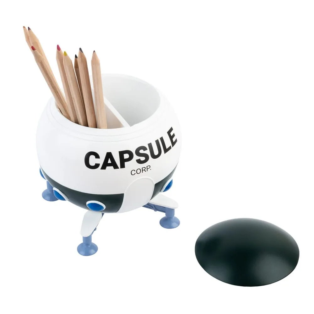 Dragon Ball Z Pencil Holder – Capsule Corp Spaceship 13 x 13 x 14 cm 2