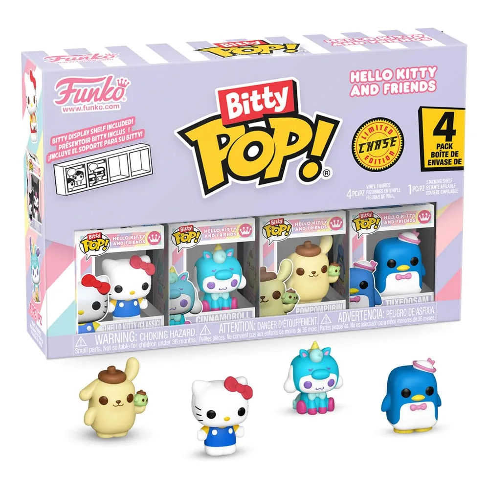 Hello Kitty and Friends Bitty Pop Figures – Series 1 4-Pack 2 cm