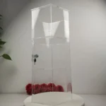 Evoretro Display Tower – Locking Acrylic Hexagon 3-Tier 4