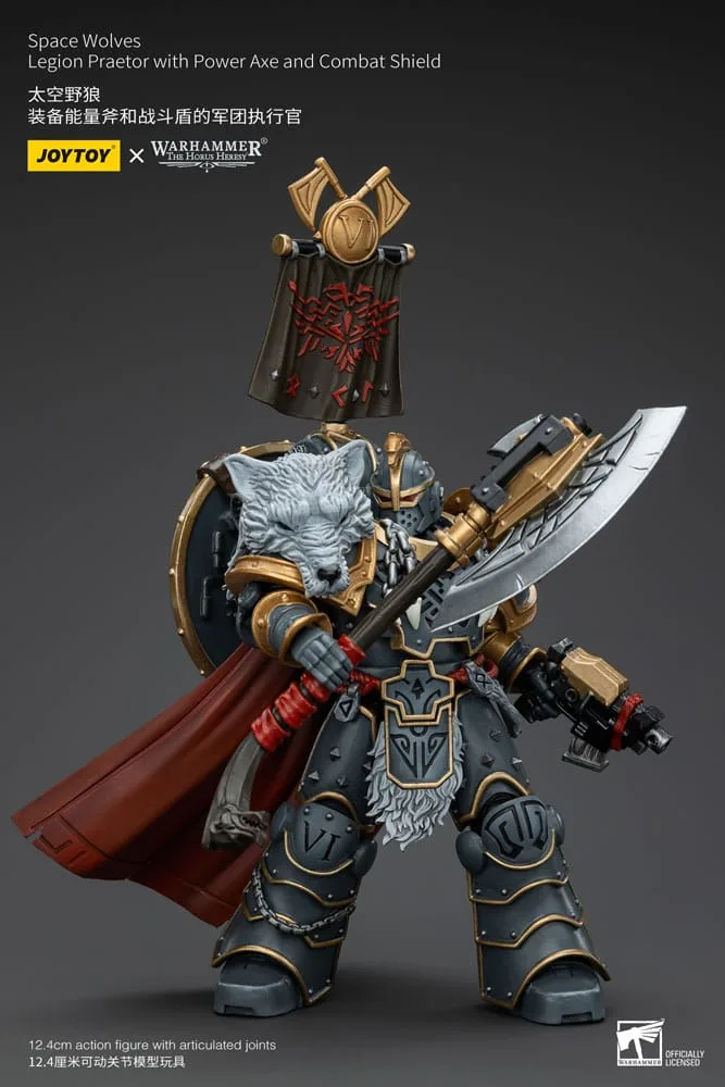 Warhammer Action Figure – Space Wolves Legion Praetor 1/18 Scale 12 cm 5