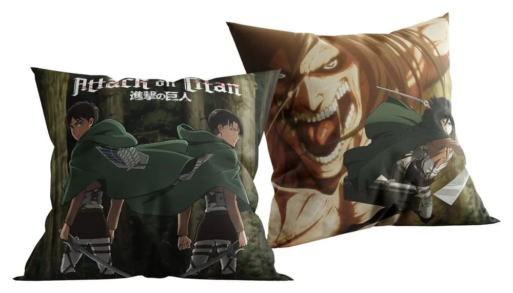 Attack on Titan Pillow – Decorative Cushion 40 x 40 cm