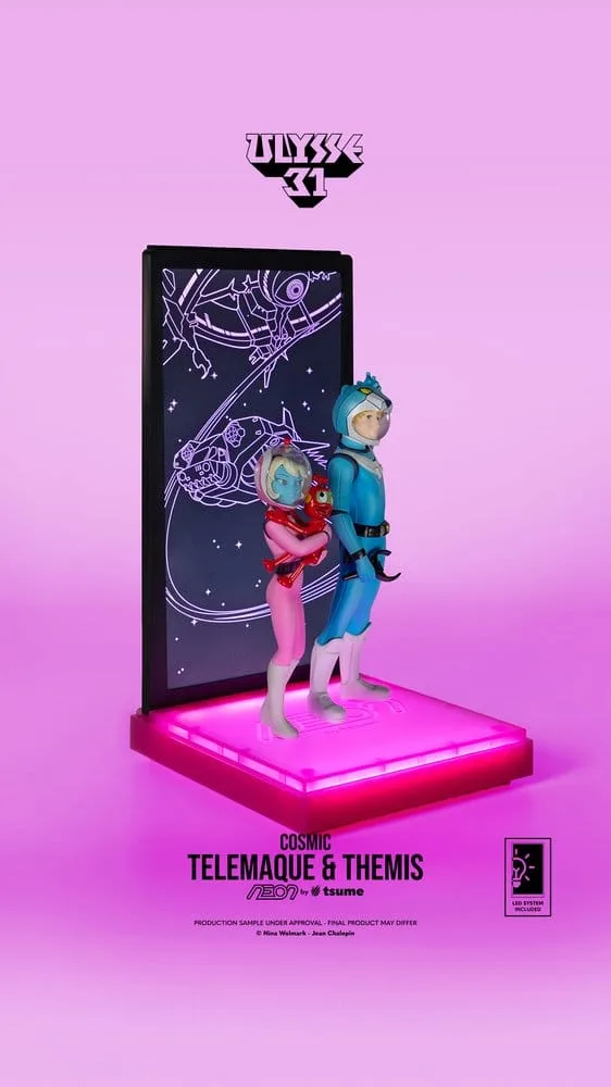 Ulysses 31 Neon Figure – Telemachus and Themis Cosmic 20 cm 6
