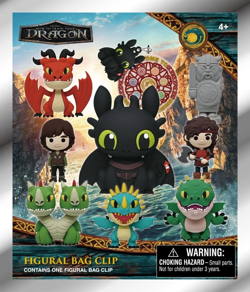 How to Train Your Dragon Bag Clips – Series 2 Display of 24 2