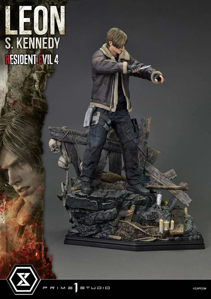 Resident Evil 4 Statue – Leon S. Kennedy Bonus Version 64 cm 21