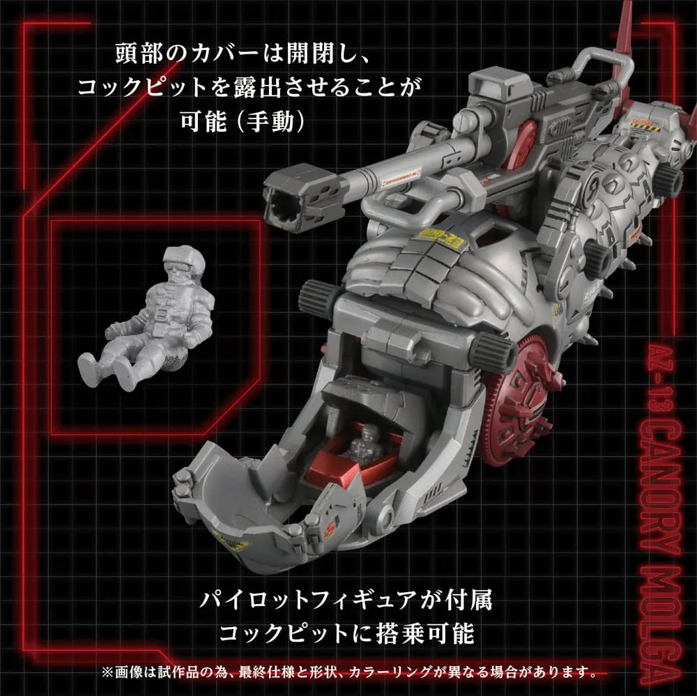 Zoids Model Kit – AZ-13 Canory Molga 1/72 19 cm 5