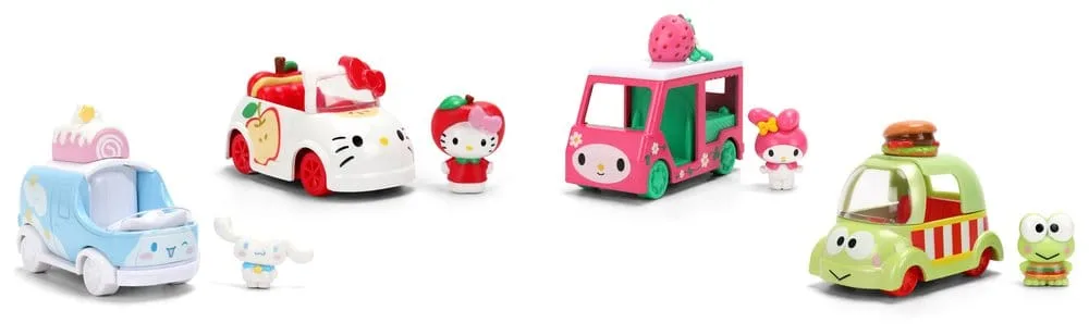 Sanrio Diecast Vehicles – Wave 1 8-Piece Assortment 1/55