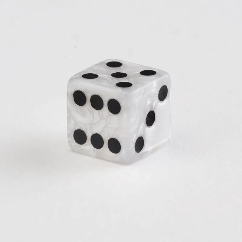 Q Workshop Dice Set – Pearl D6 Full Pack of 20 16 mm 5