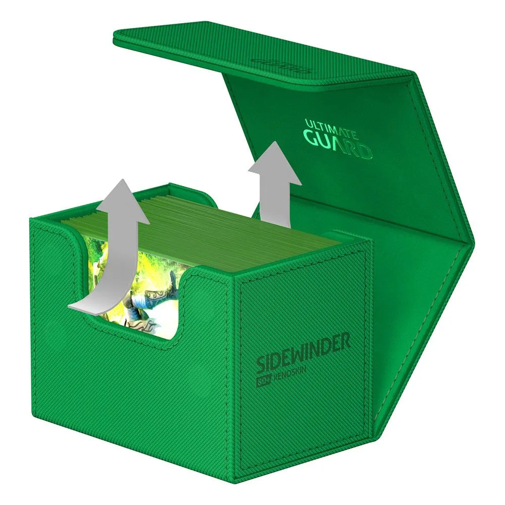 Ultimate Guard Deck Box – Green Sidewinder 80+ Xenoskin 5