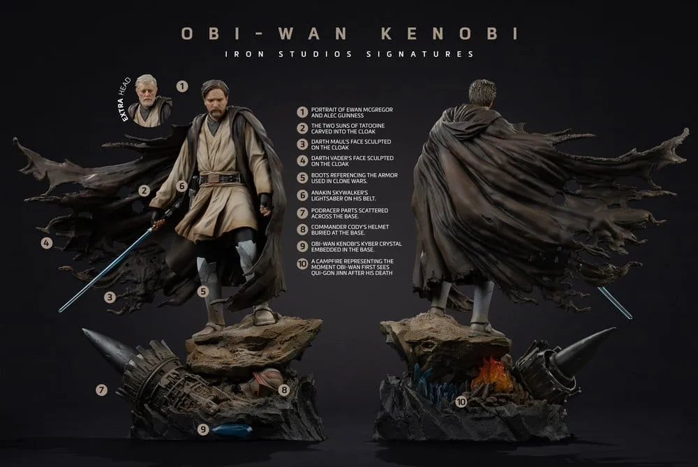 Star Wars Statue – Obi-Wan Kenobi Signatures 1/10 26 cm 5