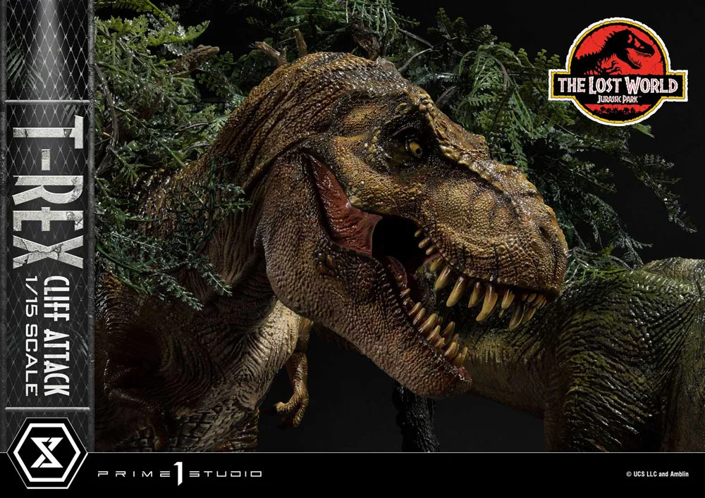 Jurassic Park Statue – Lost World T-Rex Cliff Attack Bonus 53 cm 16