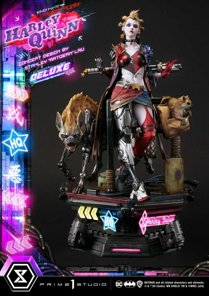 Batman Statue – Cyberpunk Harley Quinn Deluxe Bonus 60 cm 8