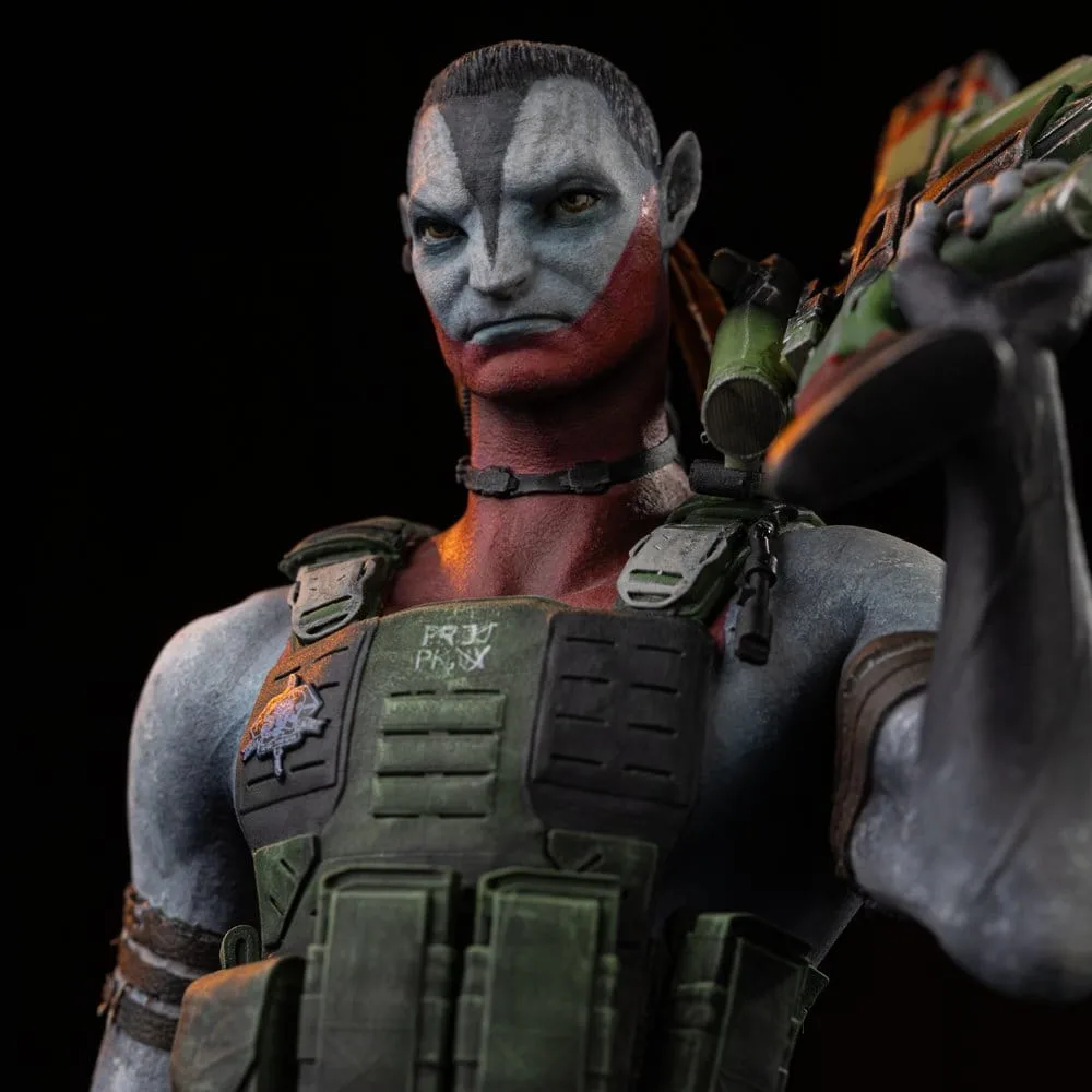Avatar Fire and Ash Statue – Miles Quaritch 1/10 Scale 36 cm 7