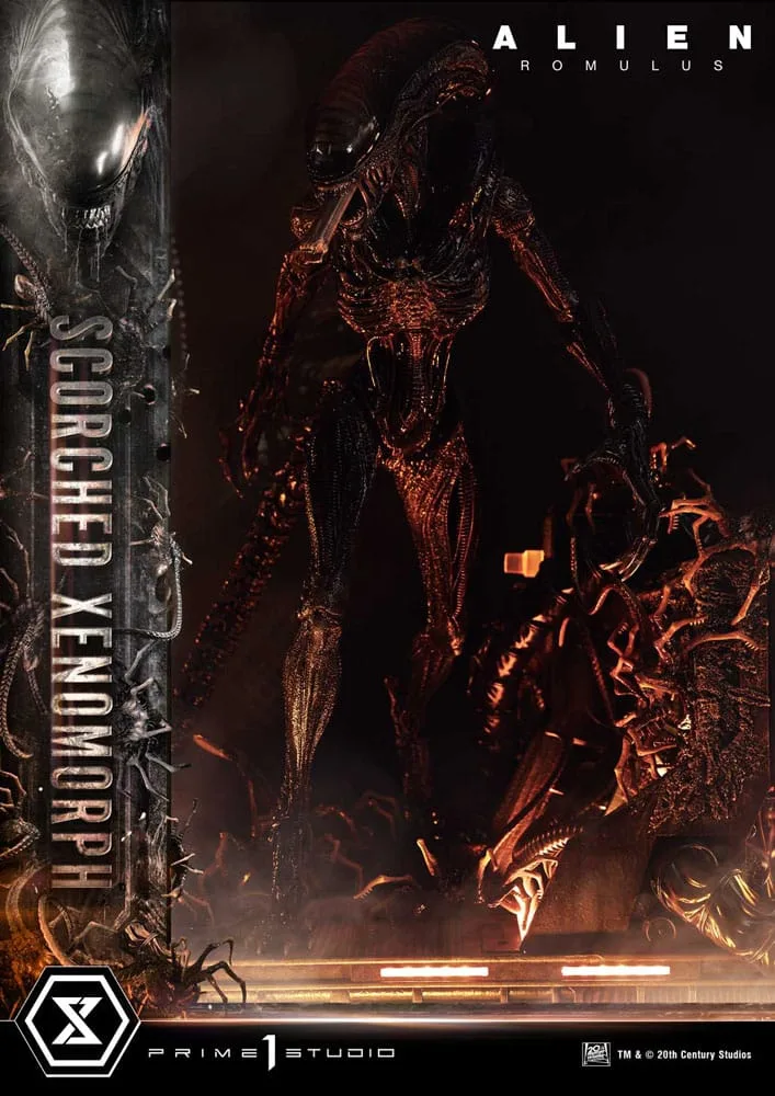 Alien Romulus Statue – Scorched Xenomorph 98 cm 19