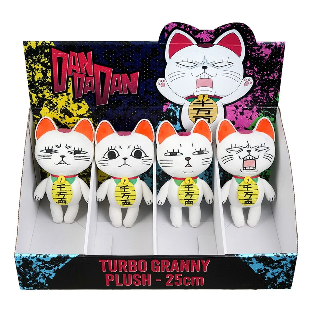 Dandadan Plush Display – 12 Turbo Granny Figures 23 cm