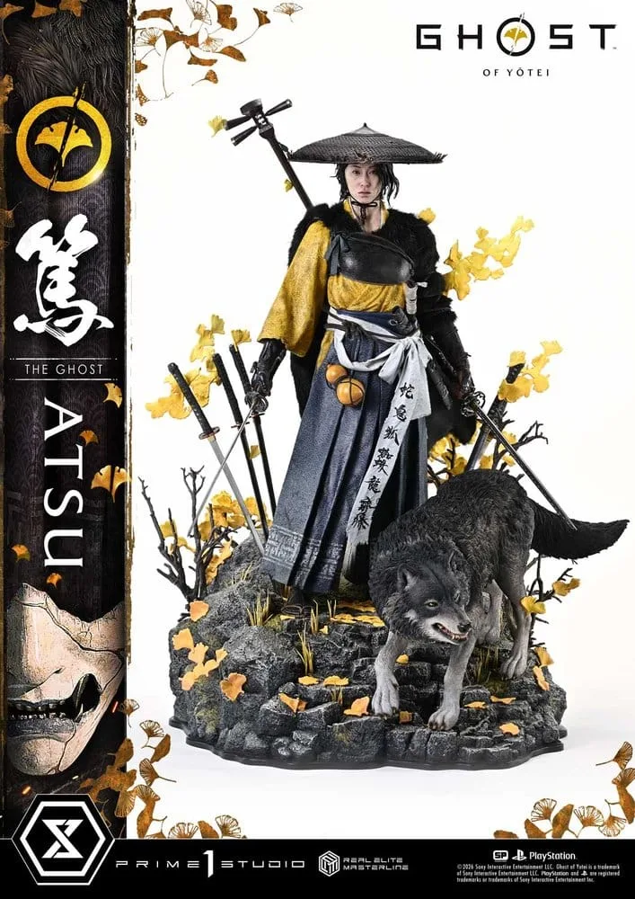 Ghost of Yotei Statue – Real Elite Masterline Atsu 59 cm 10