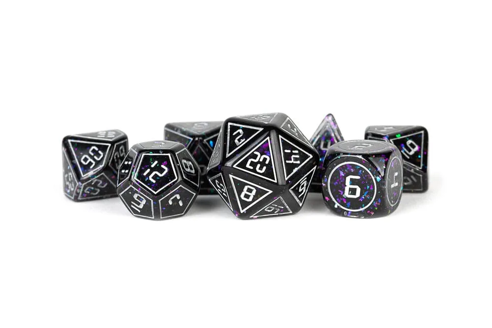 FanRoll Dice Set – Framed Void 7-Piece 16 mm 2