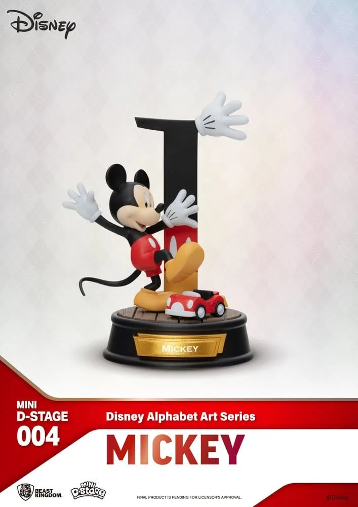 Disney Mini Diorama Statues – Alphabet Art 6-Pack 10 cm 4