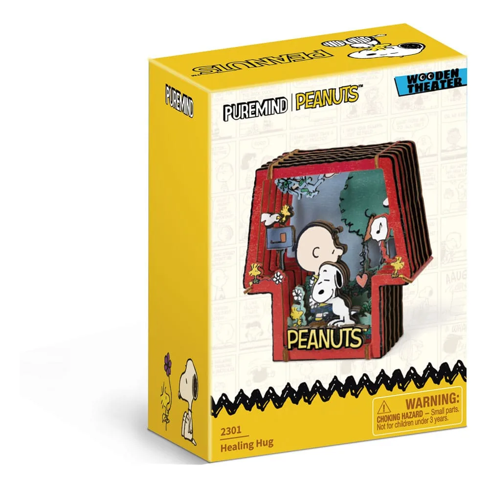 Peanuts Model Kit – Puremind Wooden Theater Healing Hug 3