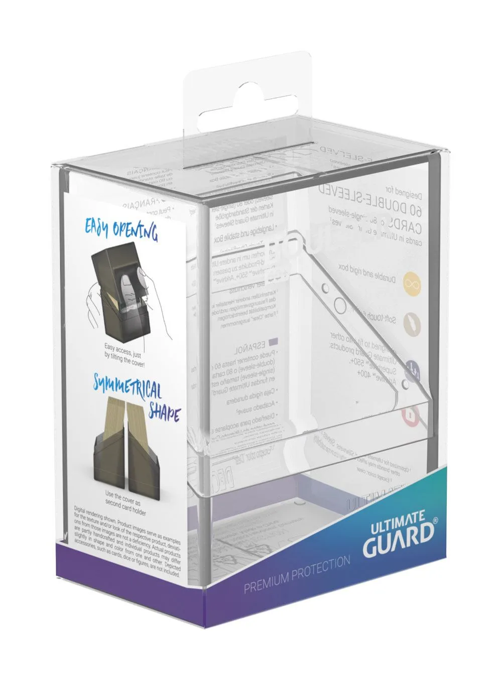 Ultimate Guard Deck Box – Boulder 60+ Clear 7