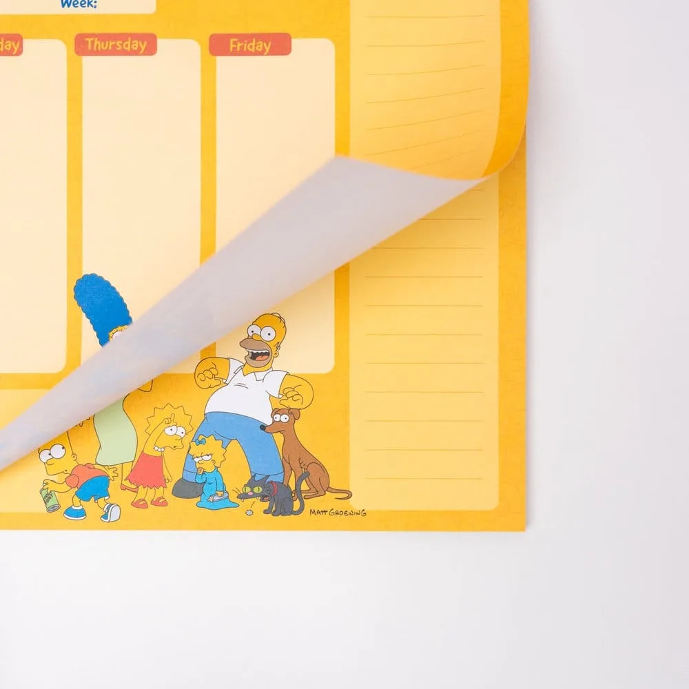 The Simpsons Weekly Planner – 54 Pages A4 6