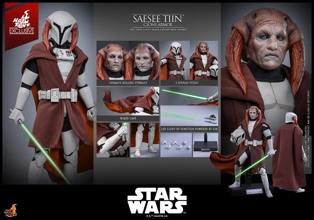 Star Wars Action Figure – Saesee Tiin Clone Armor 32 cm 17
