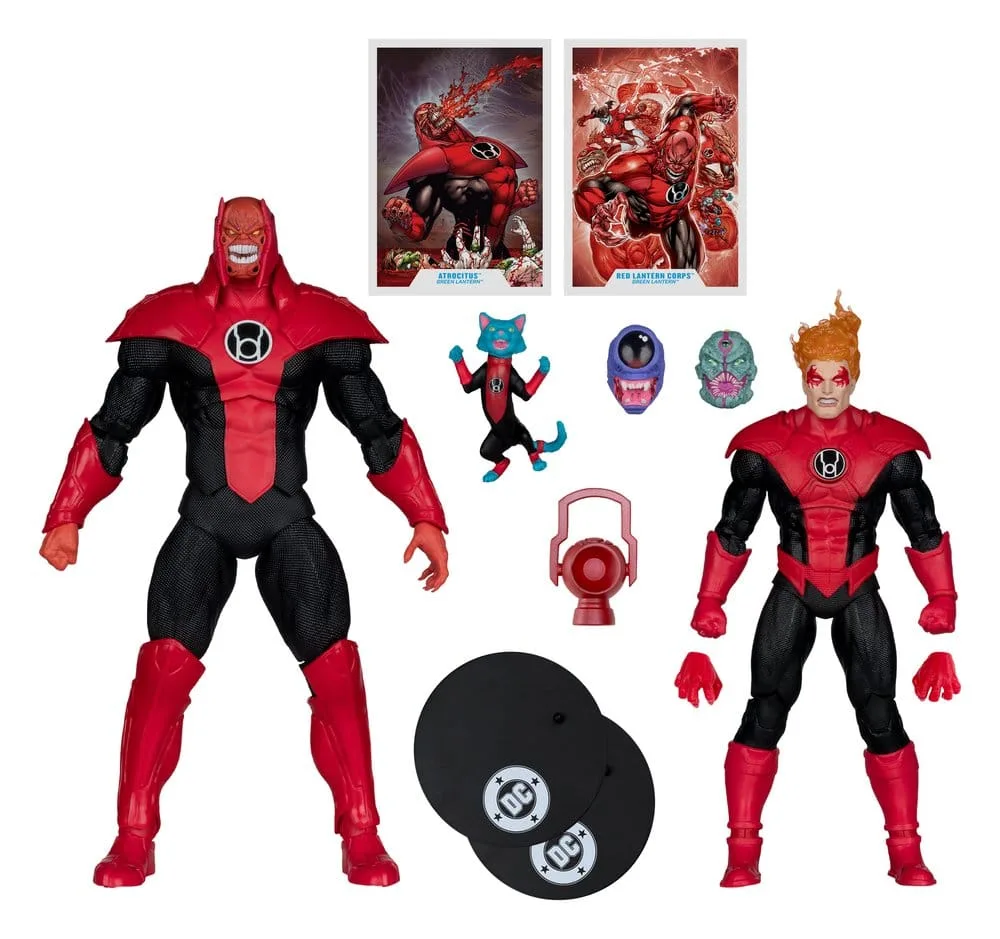 DC Action Figures – Atrocitus and Red Lantern Corps 2-Pack 18 cm 2