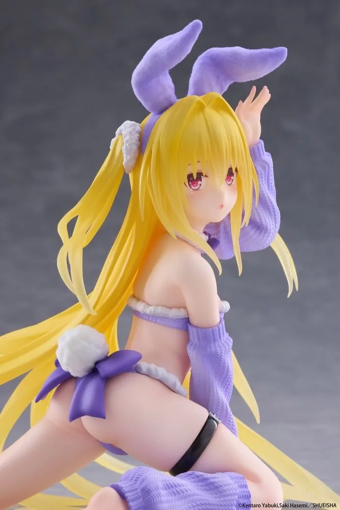 To Love-Ru Darkness Figure – Golden Darkness Fluffy Bunny 13 cm 4