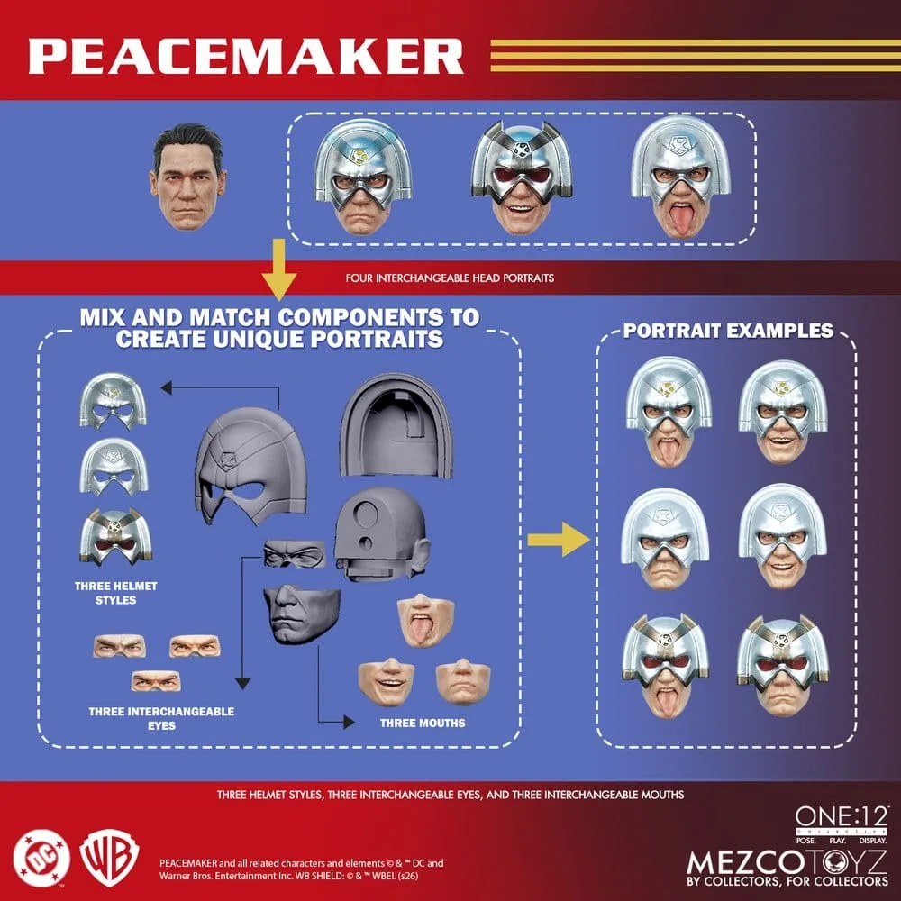 DC Comics Action Figure – Peacemaker One:12 Collective 17 cm 14