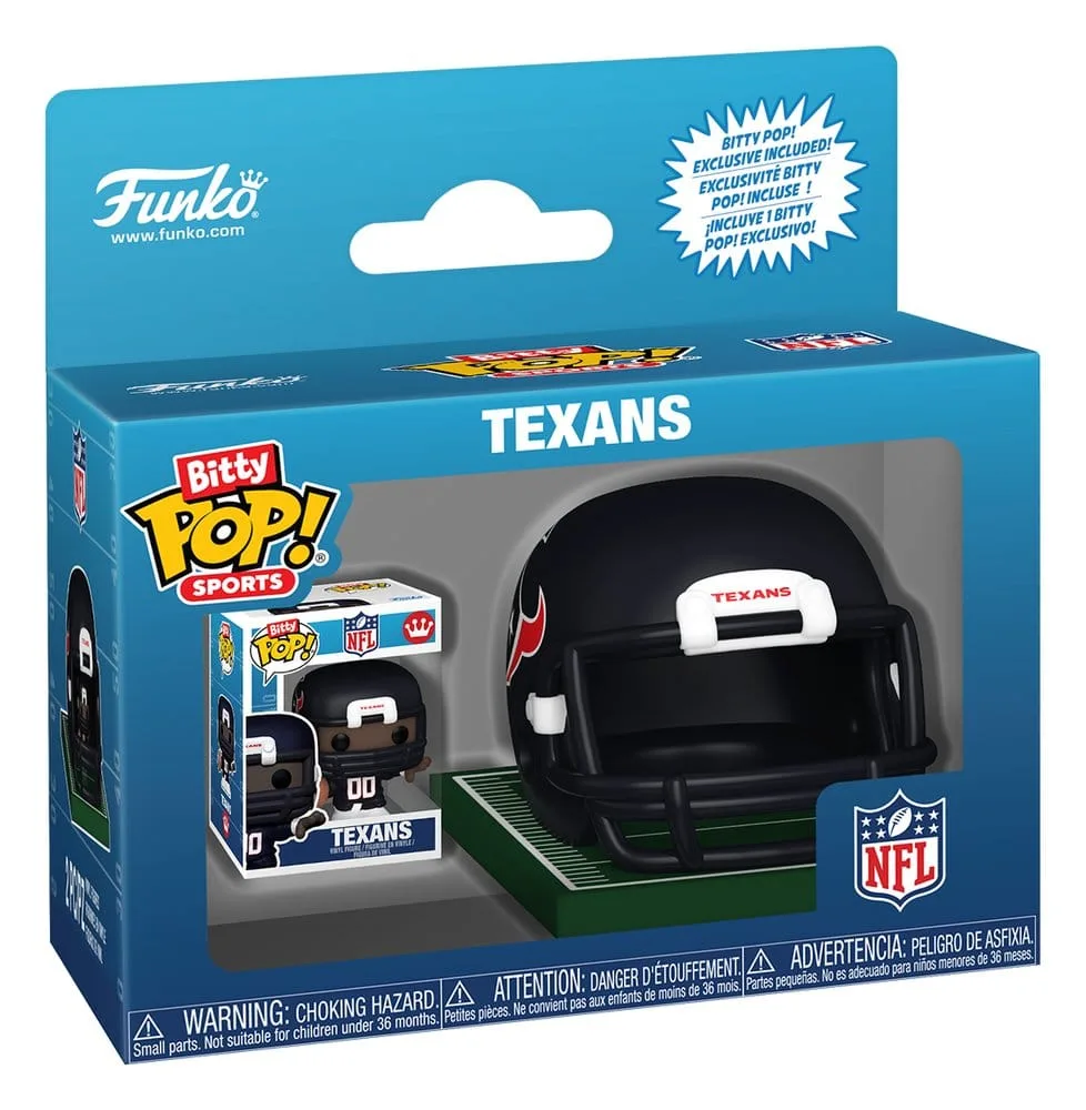 NFL Vinyl Figure Assortment – Bitty Pop Helmets AFC Series 1 23