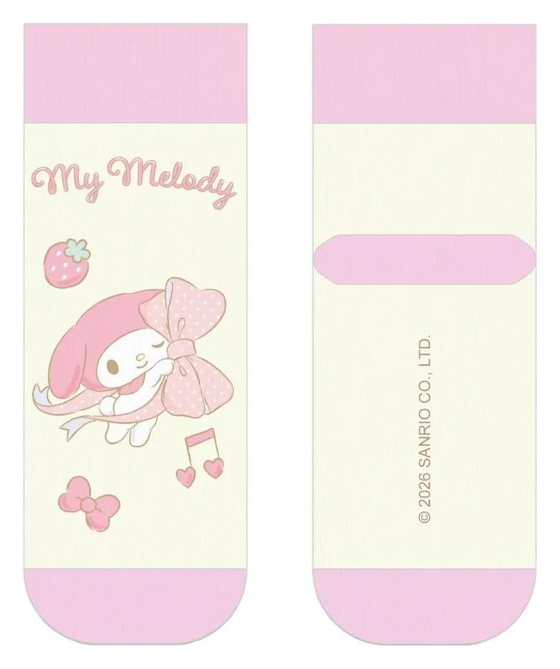 Sanrio Short Socks – My Melody Big Ribbon Size 36-40