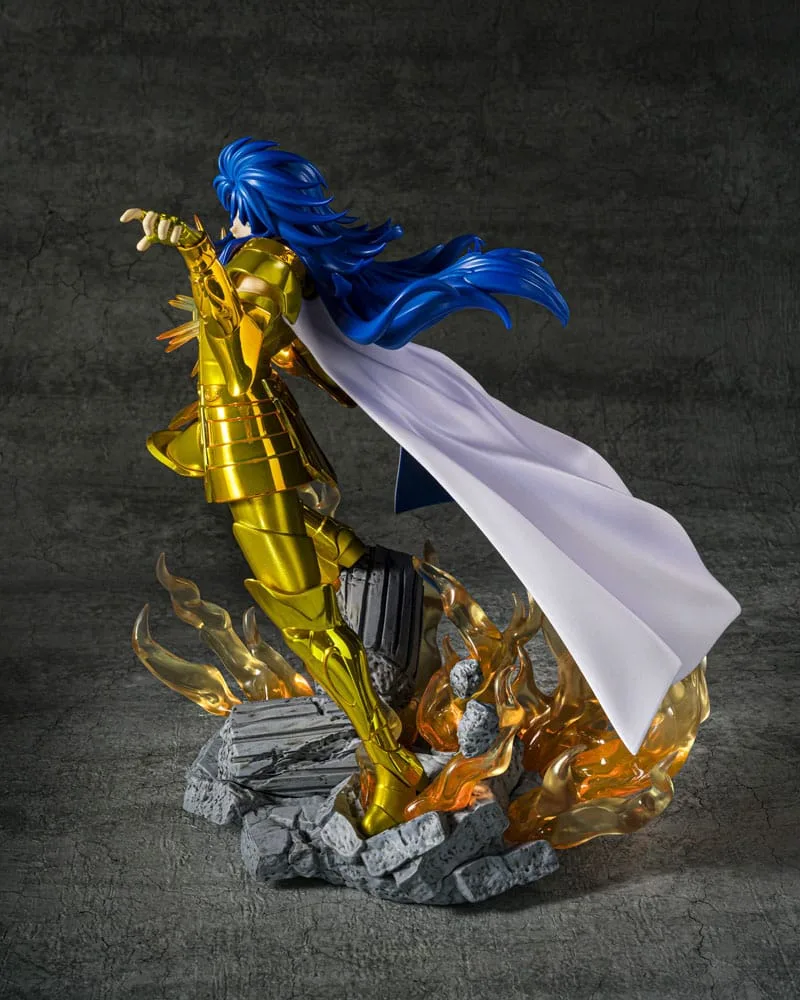 Saint Seiya Statue – Gemini Saga Metallic Touch 21 cm 2
