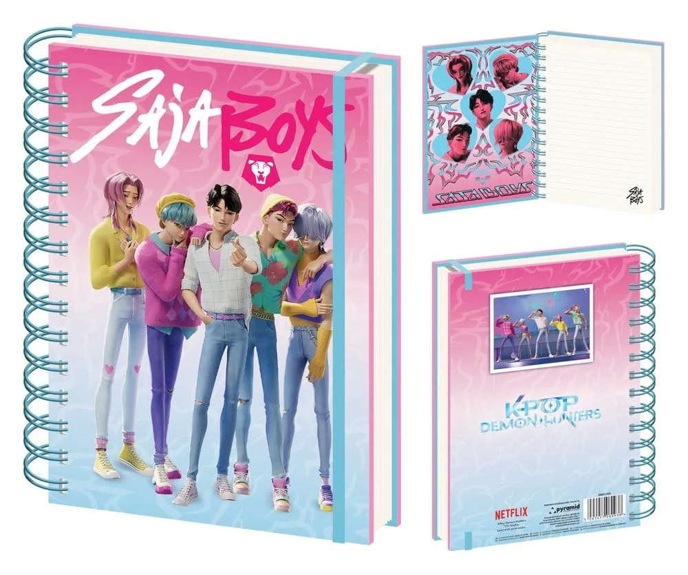 KPop Demon Hunters Notebook – Saja Boys A5