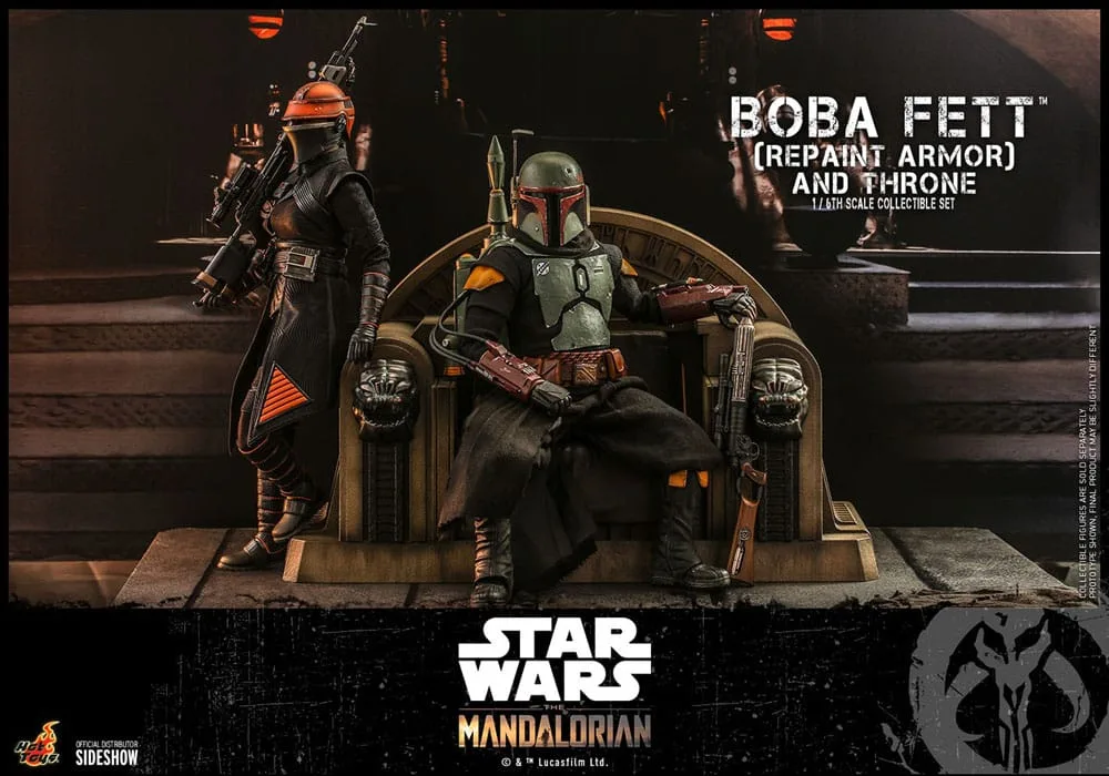 Star Wars Actionfigur – Boba Fett mit Thron Special Edition 30 cm 13
