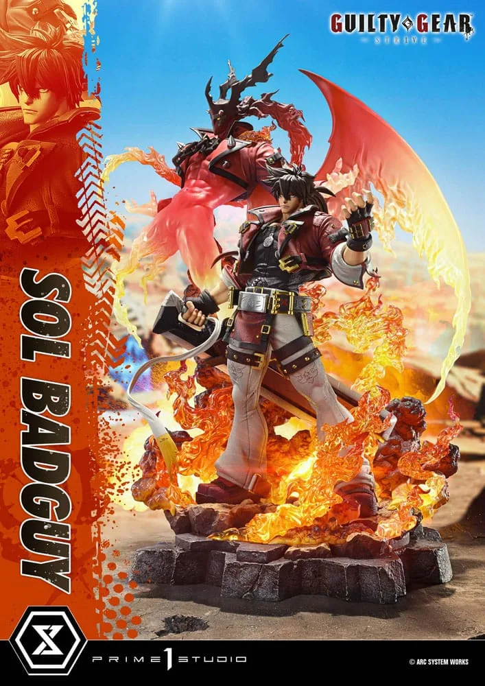 Guilty Gear Strive Statue – Sol Badguy 1/4 Scale 82 cm 3