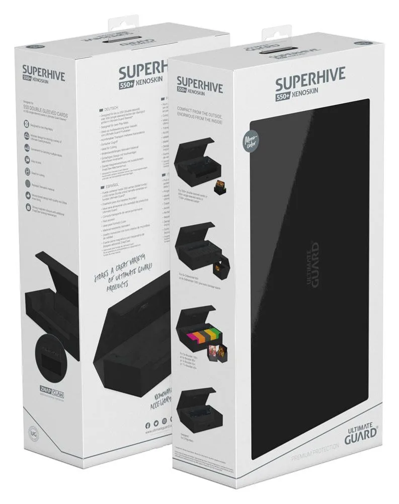 Ultimate Guard Storage Box – Superhive 550+ Xenoskin Black 20