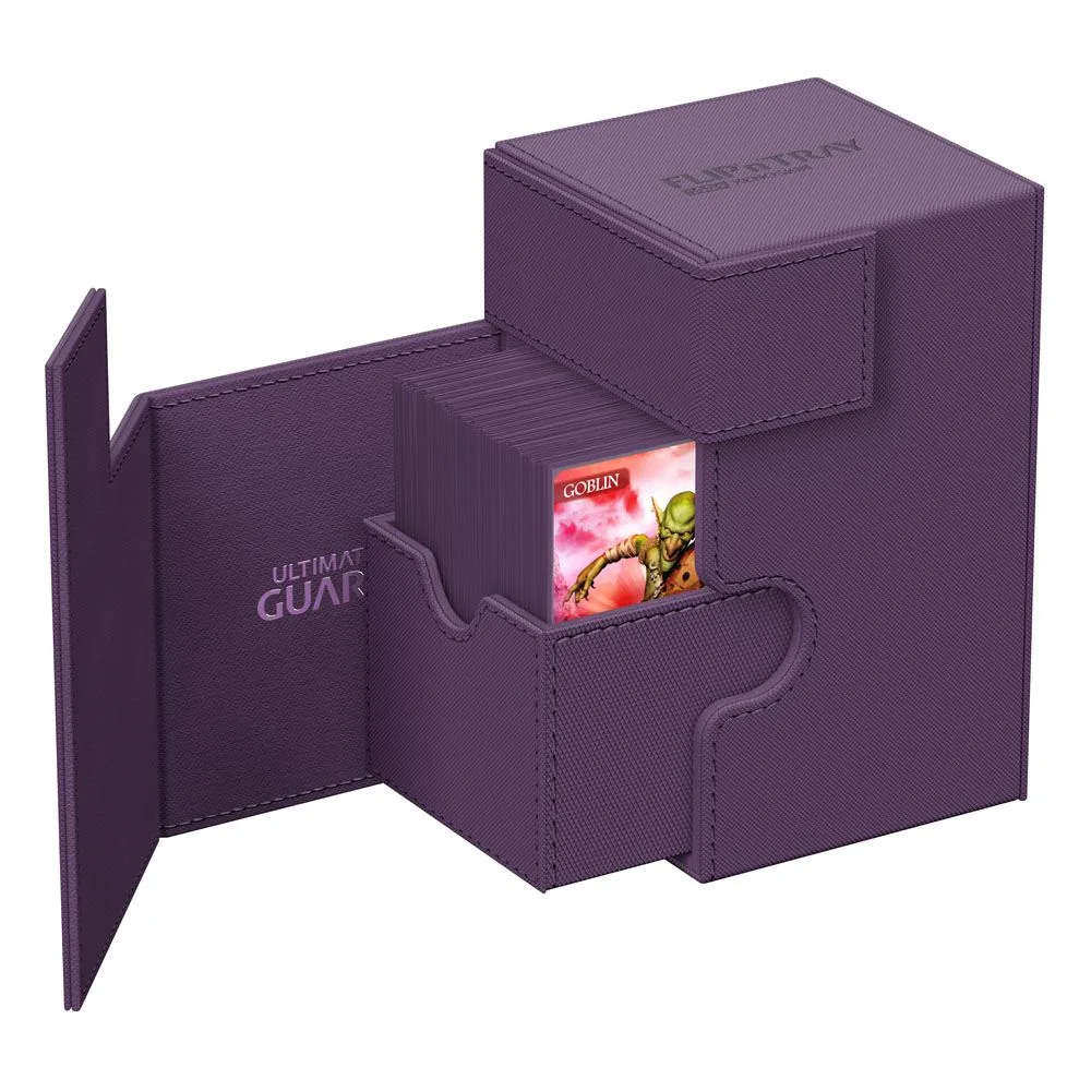 Ultimate Guard Deck Box – Purple Flip’n’Tray 100+ Xenoskin 3